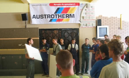 Austrotherm edukuje uczniów szkół budowlanych