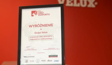 Grupa VELUX wyróżniona w konkursie Regionalne Orły Eksportu