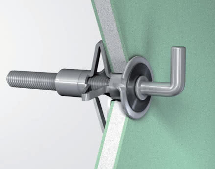 Kołek typu molly do zamocowań w materiałach z pustymi przestrzeniami